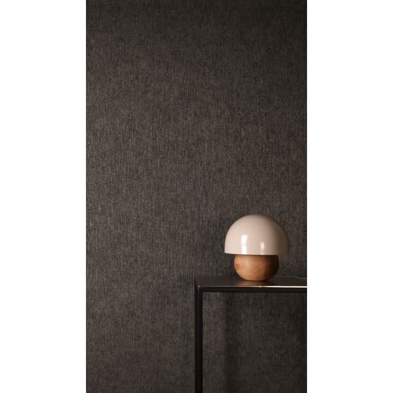 Premium Vliestapete Uni Schwarz mit Grau - Vibes & Styles (KG-177140)