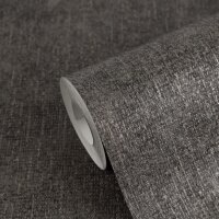 Premium Vliestapete Uni Schwarz mit Grau - Vibes &amp;...