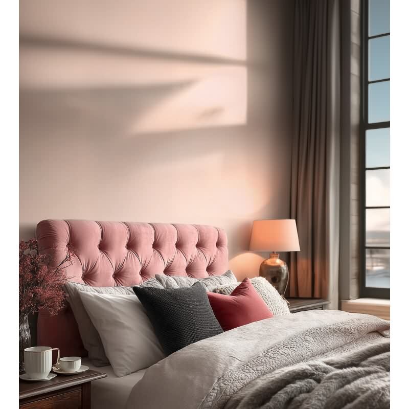 Rosa Uni-Design Vliestapete - Vibes & Styles Kollektion (KG-177143)