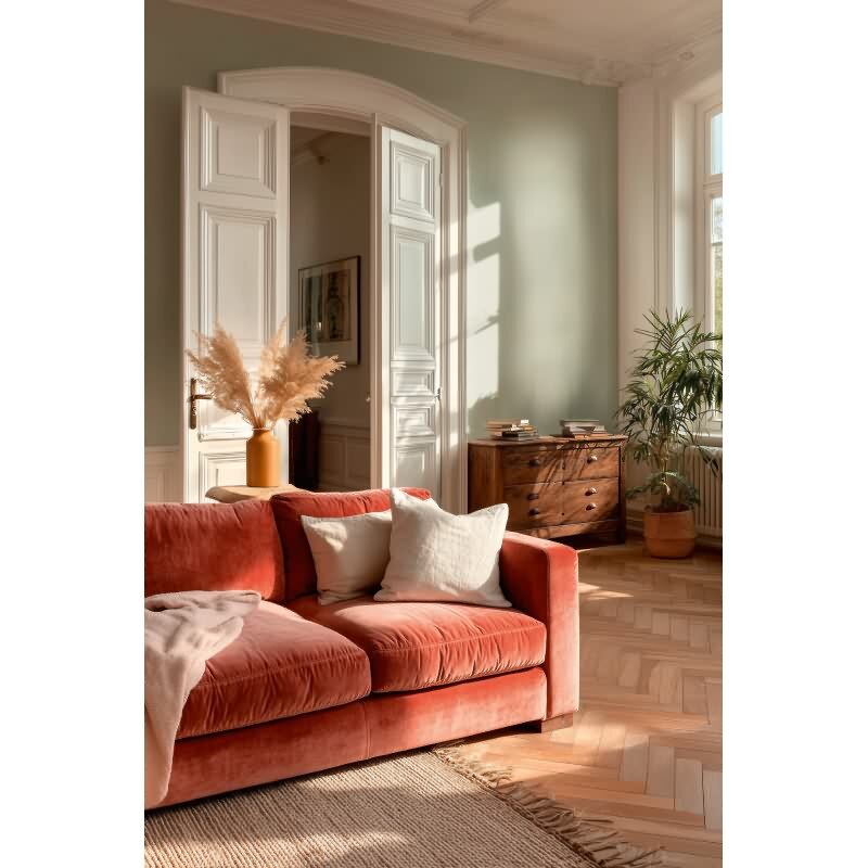 Edle Vliestapete mit Uni in Grün (Vibes & Styles) (KG-177145)