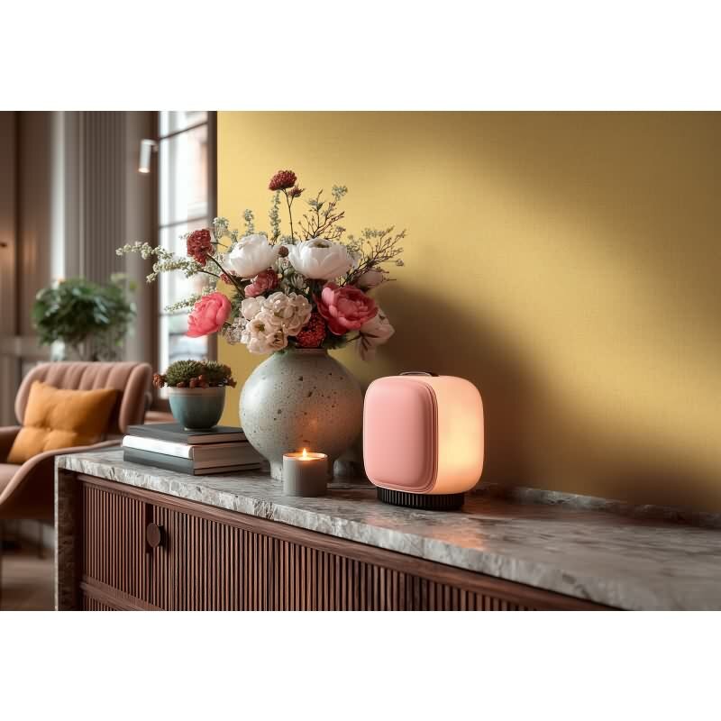 Edle Vliestapete mit Uni in Gelb (Vibes & Styles) (KG-177146)