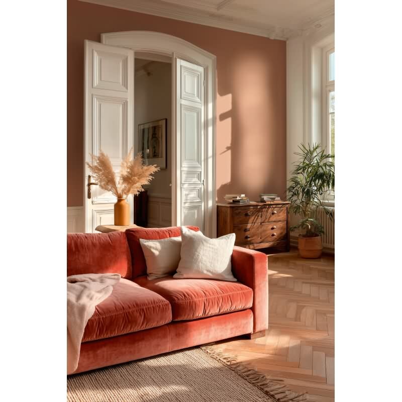 Rot Uni-Design Vliestapete - Vibes & Styles Kollektion (KG-177147)