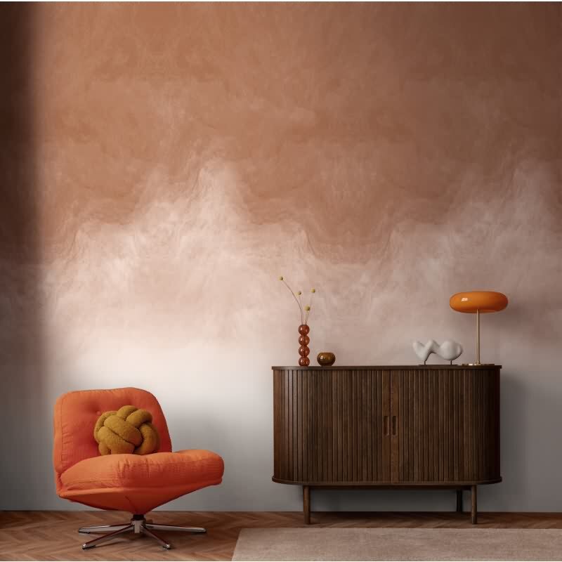 Edle Vliestapete mit Grafik & Geometrie in Braun & Beige (Vibes & Styles) (KG-177151)