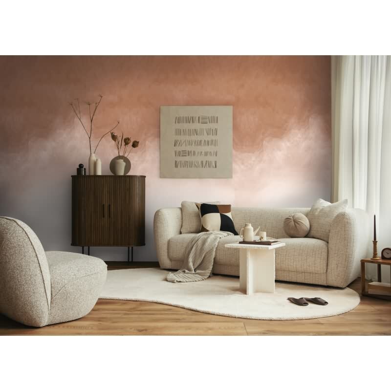 Edle Vliestapete mit Grafik & Geometrie in Braun & Beige (Vibes & Styles) (KG-177151)