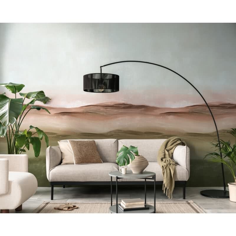 Kunst-Muster Vliestapete im Braun-Ton - Vibes & Styles Serie (KG-177152)