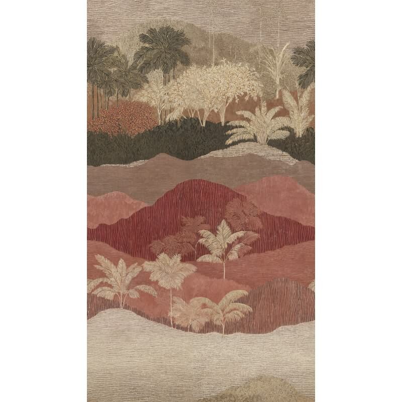 Elegante Vliestapete Braun-Bäume & Wald - Exklusiv Vibes & Styles (KG-177155)