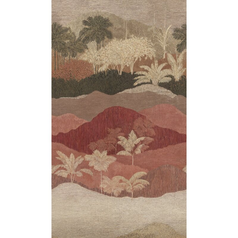 Elegante Vliestapete Braun-Bäume & Wald - Exklusiv Vibes & Styles (KG-177155)