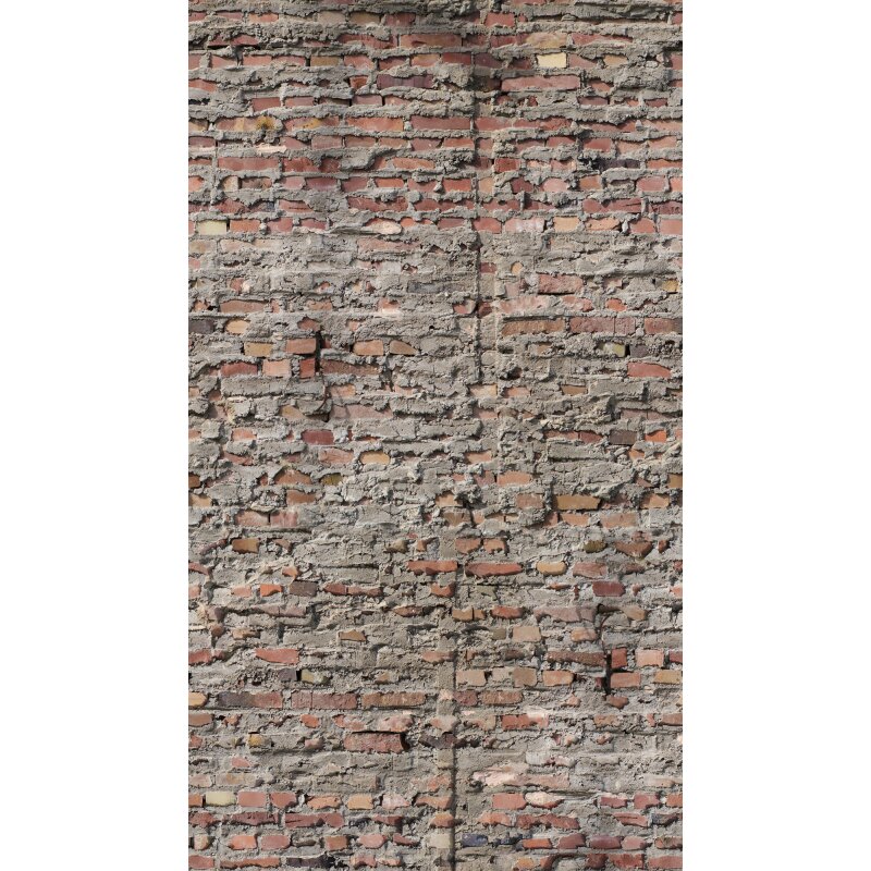 Hochwertige Vliestapete Stein Grau & Rot - Vibes & Styles (KG-177158)