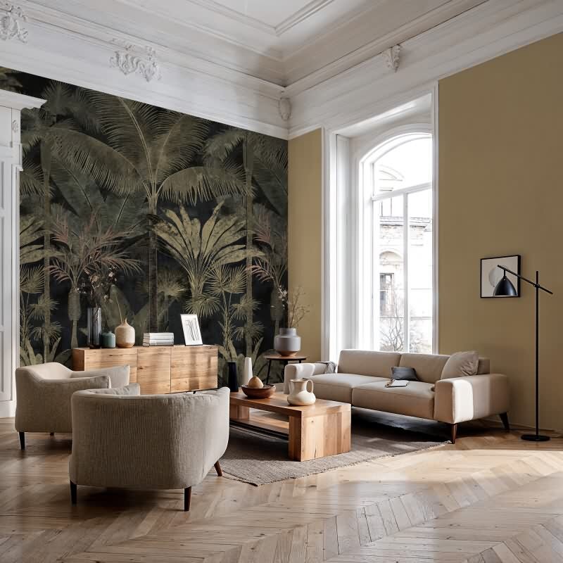 Bäume & Wald Vliestapete in Schwarz & Grün - Cuba II von AS-Creation (KG-177164)