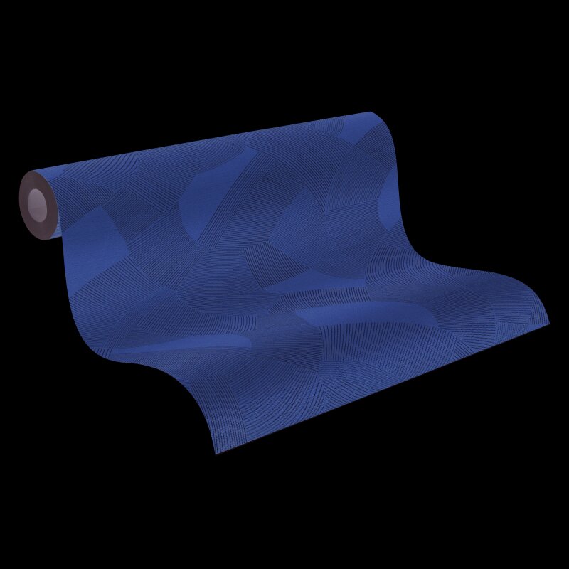 Edle Vliestapete mit Muster in Braun & Gelb (Cuba II) (KG-177173)