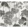 Bäume & Wald Vliestapete in Grau & Schwarz - Cuba II von AS-Creation (KG-177183)