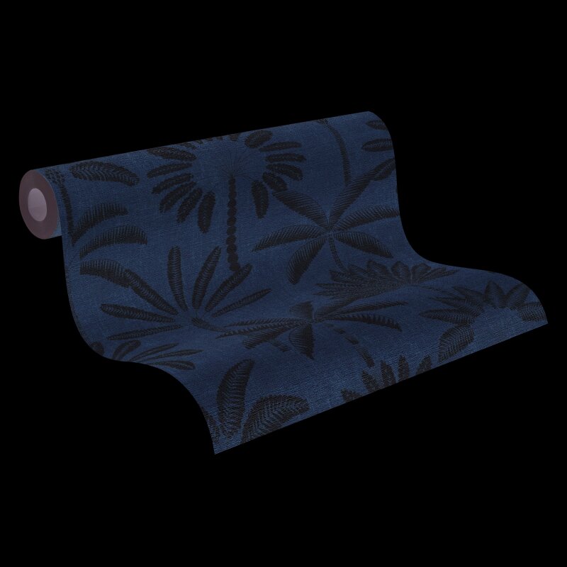 Stilvolle Bäume & Wald-Tapete Beige mit Weiß aus Cuba II (KG-177184)