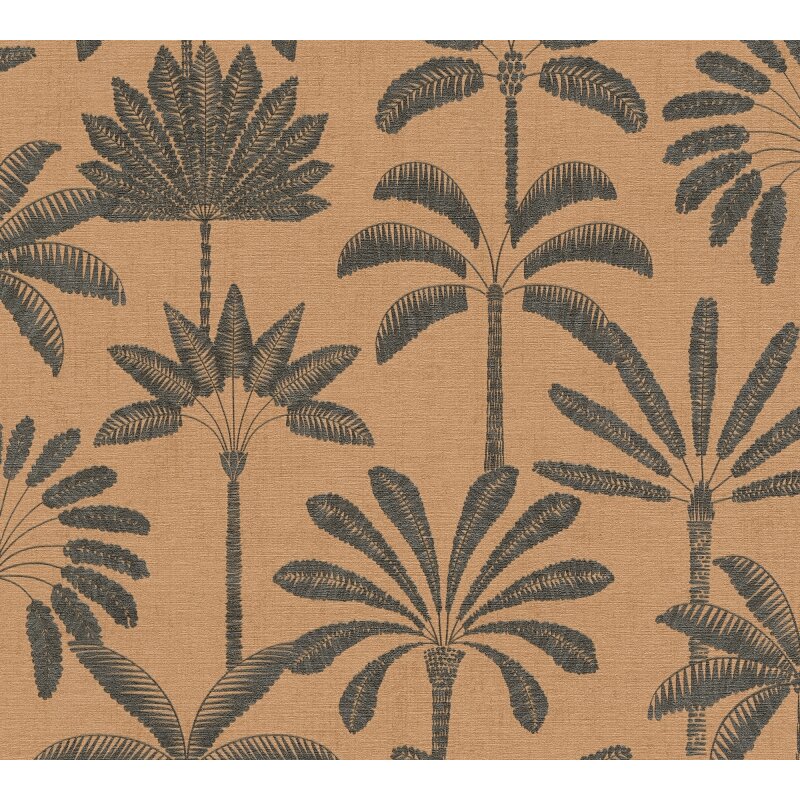 Vliestapete Orange Bäume & Wald - Cuba II Edition von AS-Creation (KG-177186)