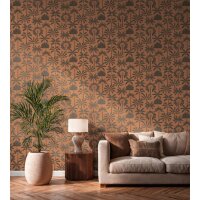 Vliestapete Orange B&auml;ume &amp; Wald - Cuba II...