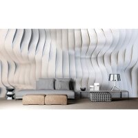 Solaris 1 Designtapete - wei&szlig; &amp; Grau,...