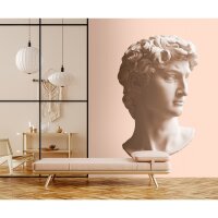 Mars Designtapete - Rosa, Rose &amp; Wei&szlig;,...