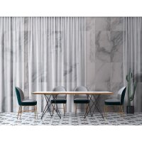 Nova 1 - Grau, Silber &amp; Wei&szlig;iger Kunstvolle...