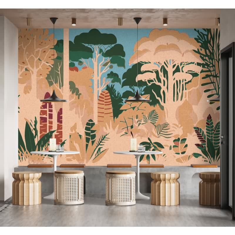 Elara - Beige, Creme & Braun, Grüniger Premium-Vliestapete mit vliestapete von AS-Creation (KG-177211)