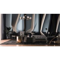 Platinum 2 Designtapete - Blau &amp; Grau, Silber,...