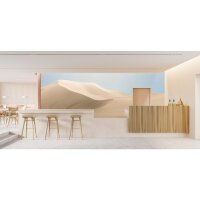 Dunes Dekorationstapete - Beige, Creme &amp; Blauiger...