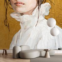 Golda Designerwerkstatt - Weiß & Gelb, Goldiger...