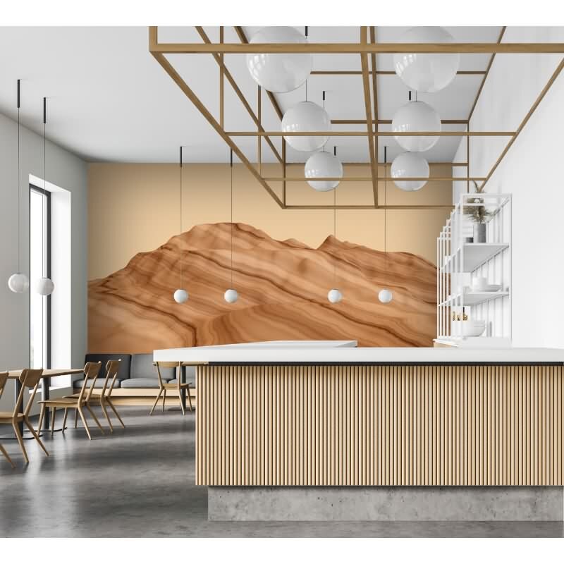 Leia - Braun & Beige, Cremeiger Moderne Wandgestaltung mit vliestapete von AS-Creation (KG-177245)