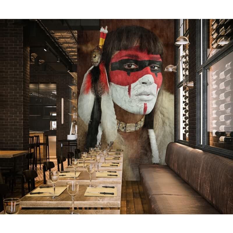 Ayasha - Braun & Rot, Bordeaux, Weißiger Premium-Vliestapete mit vliestapete von AS-Creation (KG-177255)