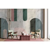 Bogeta - Grau, Silber &amp; Gr&uuml;n, Blauiger Moderne...