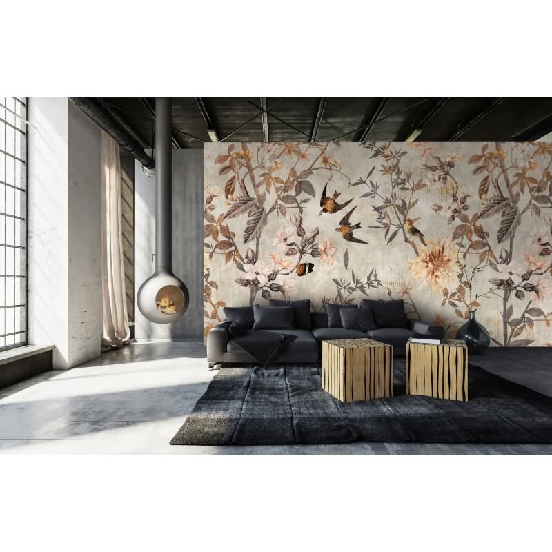 Eden - Grau, Silber & Braun, Beigeiger Moderne Wandgestaltung mit vliestapete von AS-Creation (KG-177268)