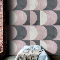 Julek 1 Dekorationstapete - Schwarz, Anthrazit &...