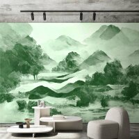 Tinterra 2 Dekorationstapete - Grün &...