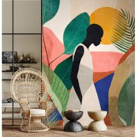 Nala - Beige, Creme &amp; Pink, Schwarziger...