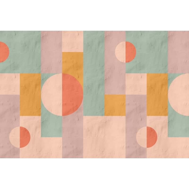 Estrella 2 Designtapete - Beige, Creme & Grün, Gelbiger streifen, linien & wellen-Muster fuer moderne Raeume von AS-Creation (KG-177302)