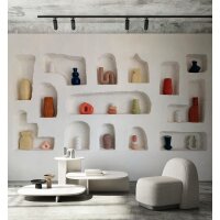 Stucco - Wei&szlig; &amp; Orange, Schwarziger...