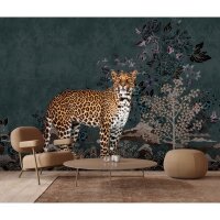 Rani Dekorationstapete - Gr&uuml;n &amp; Schwarz,...