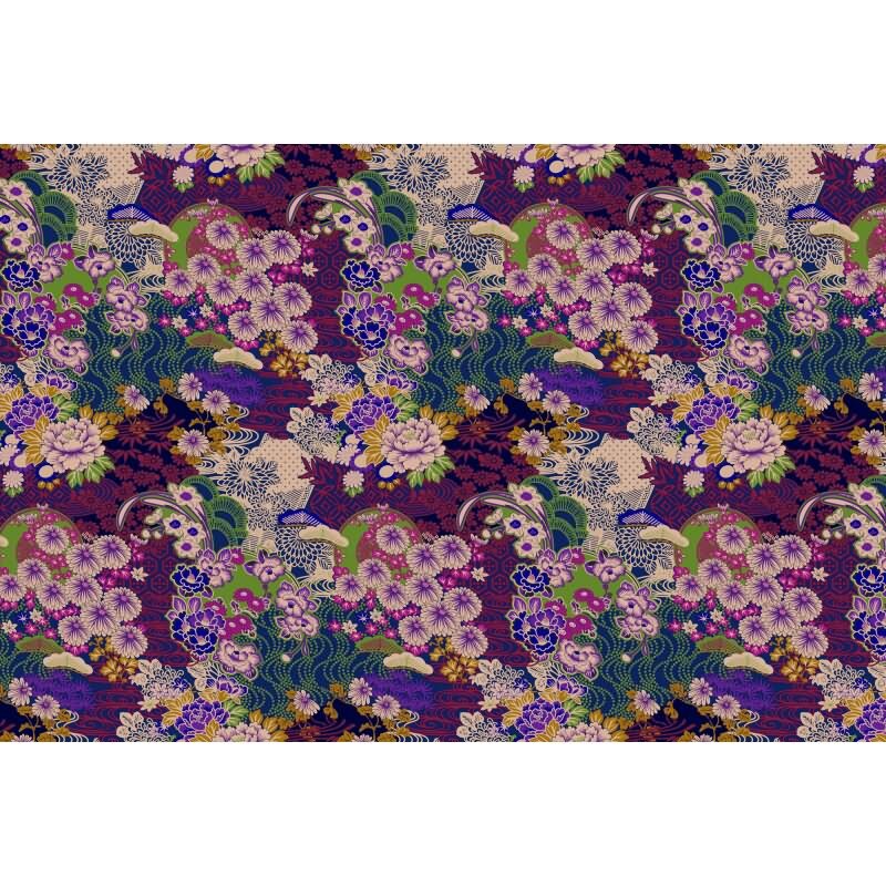 Kimo 2 - Bunt & Lila, Flieder, Beigeiger Kunstvolle Vliestapete in vliestapete von AS-Creation (KG-177324)