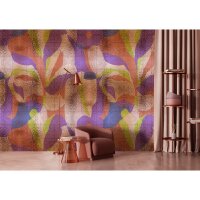 Brillanaza Dekorationstapete - Orange &amp; Lila,...