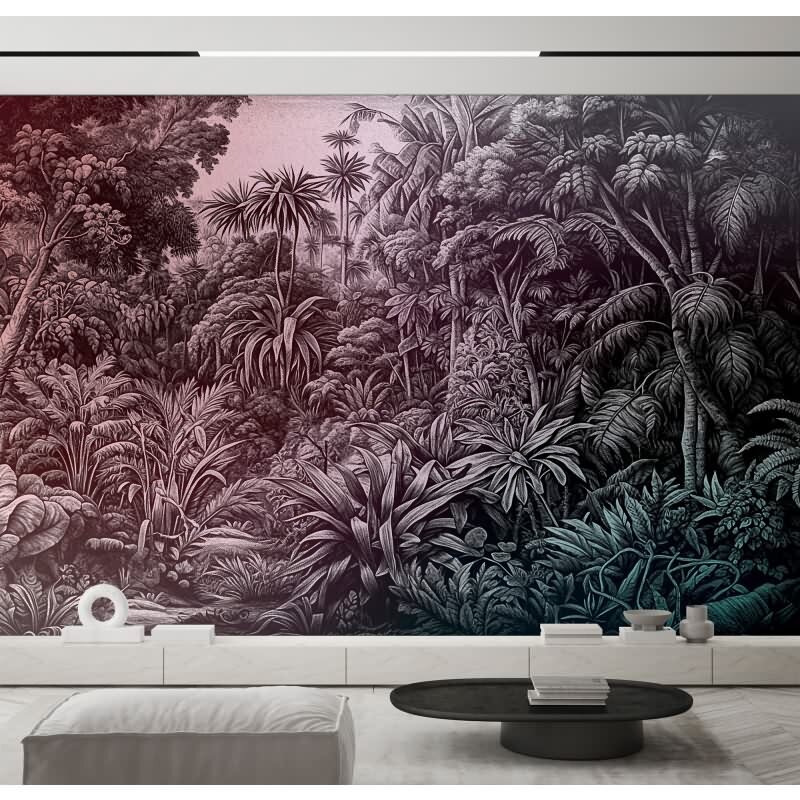 Livia Dekorationstapete - Rosa, Rose & Grau, Silber, Grauiger blumen / floral auf hochwertigem Vlies von AS-Creation (KG-177338)