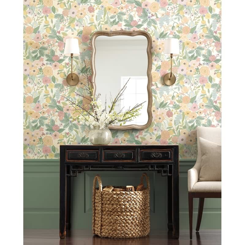 Papiertapete Pastell blühende Eijffinger Rifle Paper Co. (KG-177357)