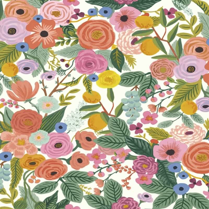 Papiertapete Bunt blühende Eijffinger Rifle Paper Co. (KG-177358)