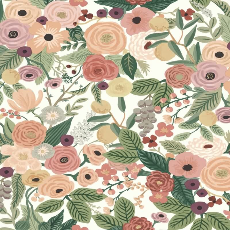 Papiertapete Rosa, Rose blühende Eijffinger Rifle Paper Co. (KG-177361)