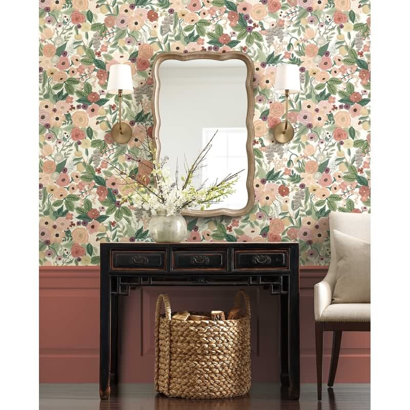 Papiertapete Rosa, Rose blühende Eijffinger Rifle Paper Co. (KG-177361)