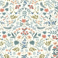 Vliestapete Wei&szlig; florales Eijffinger Rifle Paper...