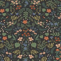 Vliestapete Schwarz, Anthrazit florales Eijffinger Rifle...