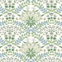 Vliestapete Gr&uuml;n bl&uuml;tenreiche Eijffinger Rifle...