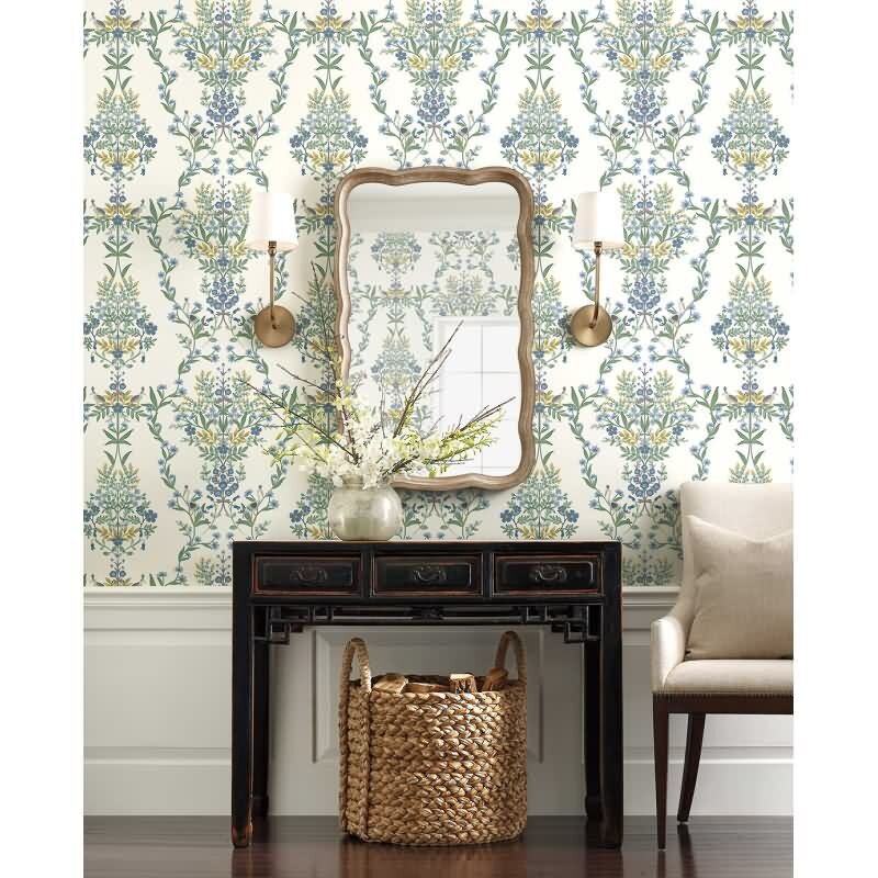 Papiertapete Weiß blütenreiche Eijffinger Rifle Paper Co. (KG-177392)