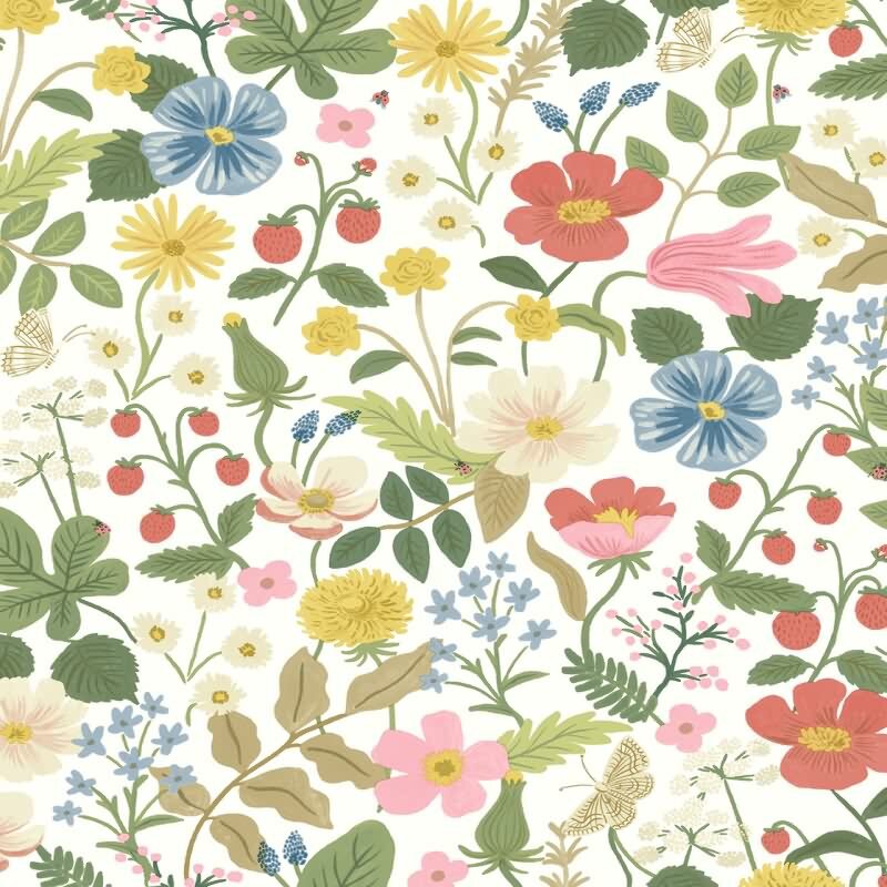 Papiertapete Bunt florales Eijffinger Rifle Paper Co. (KG-177394)