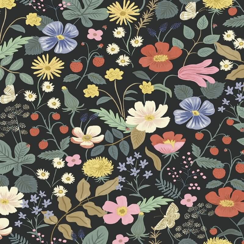 Papiertapete Bunt blütenreiche Eijffinger Rifle Paper Co. (KG-177395)