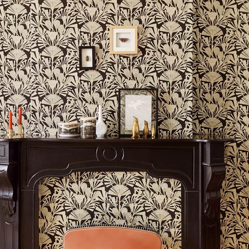 Tapete Schwarz, Anthrazit Eijffinger Vliestapete (1021119)