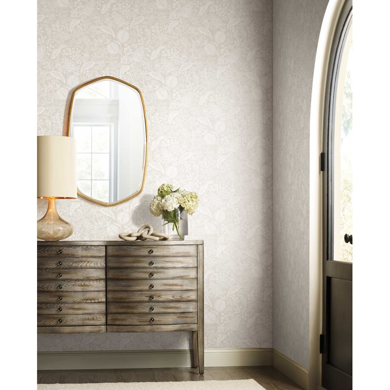 Vliestapete Beige, Creme blühende Eijffinger Rifle Paper Co. (KG-177404)